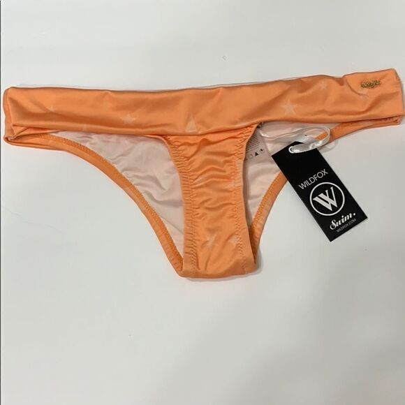 Wildfox Other - WILDFOX Orange Sherbert Stars bikini bottom. NWT